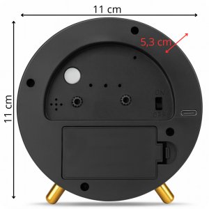 MINI KAMERA WIFI SZPIEGOWSKA UKRYTA W BUDZIKU ANDROID ZDALNY PODGLĄD 6