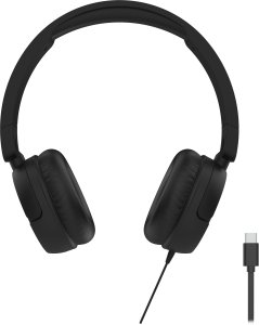 HC210 ausinės STREETZ, mikrofonas, garsumo reguliavimas, USB-C, juodos / HC210-BLK / 6612120 7