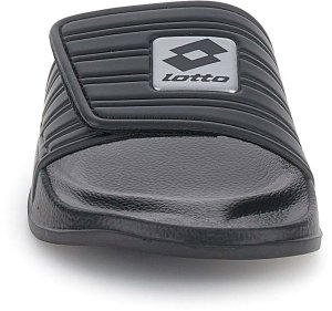 LOTTO KLAPKI RICO STRAP II ALL BLACK/SILVER METAL 2 4