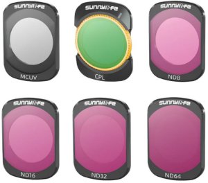 ZESTAW 6 FILTRÓW DO DJI OSMO POCKET 3 - CPL / MCUV / ND8 / ND16 / ND32 / ND64 + ETUI 2