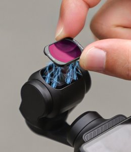 FILTR SZARY Z POLARYZACJA ND8/PL DO DJI OSMO POCKET 3 MAGNETYCZNY + ETUI 8