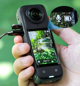 MIKROFON KRAWATOWY Z KLIPSEM USB C DO INSTA360 X3 / ONE X2 / 1-INCH 360 EDITION 4