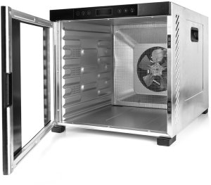 Suszarka Rommelsbacher Dörrautomat DA 1050 (stal nierdzewna/czarny, 1.100 Watt, powierzchnia suszenia 39,4cm x 38cm na poziom) 2