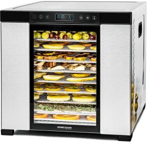 Suszarka Rommelsbacher Dörrautomat DA 1050 (stal nierdzewna/czarny, 1.100 Watt, powierzchnia suszenia 39,4cm x 38cm na poziom) 3