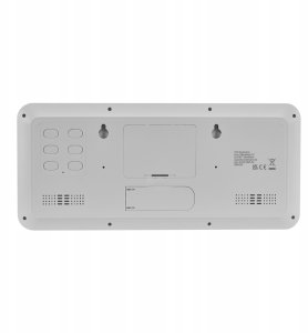 TFA 60.4525.02 biały Cyfrowy zegar radiowy z klimatem pomieszczenia 4