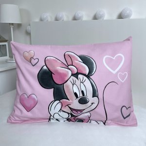 Vaikiškas patalynės komplektas Disney Minnie Powder pink, 100×135, 2 dalių 3