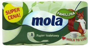 Mola Papier toaletowy Familijny zielony 8szt. 1
