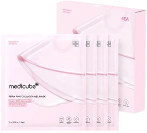 MEDICUBE_PDRN Pink Collagen Gel Mask kolagenowa maska do twarzy 4szt 3