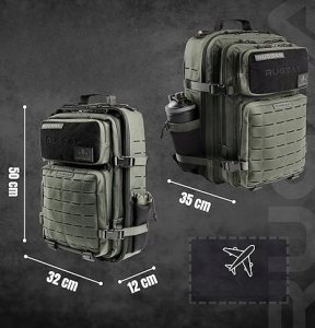 RUGSAK ALPHA plecak wojskowy taktyczny 20-45 l wodoodporny 2