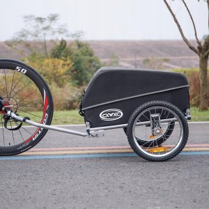 CXWXC CXWXC Przyczepa rowerowa z amortyzatorem 120l nośność 40kg nowa 2