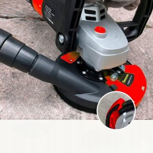 FANZWORK szlifierka do betonu zestaw z tarczą i osłoną ssącą 1500 W/125 mm 4