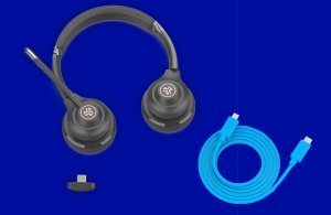 JLab Go Work 2nd Gen Zestaw Słuchawkowy z mikrofonem Bluetooth USB C 3