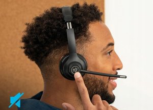 JLab Go Work 2nd Gen Zestaw Słuchawkowy z mikrofonem Bluetooth USB C 4