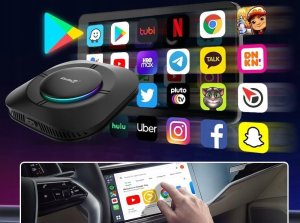 Transmiter FM Carlinkit Adapter samochodowy Android 13.0 AIBox 4GB+64GB 3