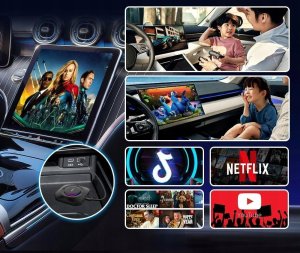 Transmiter FM Carlinkit Adapter samochodowy Android 13.0 AIBox 4GB+64GB 4