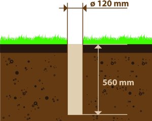 Fartools 175305 Wiertnica elektryczna 1200 W średnica 120 mm 3