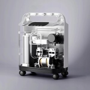 ALLNIS Koncentrator tlenu wysokiej czystości domowy i w podróży1-8 l/min 6