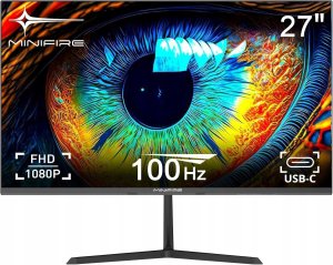 Minifire Monitor 27" FHD USB-C HDMI 100Hz Eye-Care FHD 1080P 4