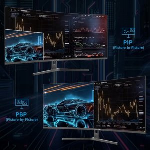 Minifire UWQHD zakrzywiony monitor gamingowy 34" 165 Hz 3440x1440 5