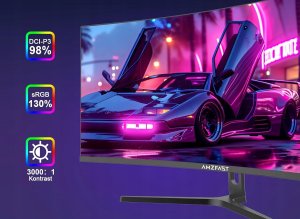 Amzfast Pro Monitor 34" Zakrzywiony 240 Hz UltraWide QHD 3440 x 1440 21:9 3