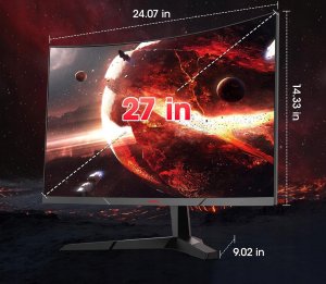 KOORUI 27E6QCA Monitor 27'' 2560x1440 QHD 180 Hz LED 2