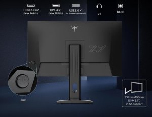KTC H27T7 Monitor 27'' 2K IPS QHD 180Hz 2560x1440 3