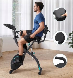 MERACH MR-S15B1 Rower treningowy 4w1 magnetyczny ergometr pomiar pulsu 3