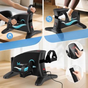 MOSUNY Trenażer rowerowy elektryczny z pedałami 15 prędkości 2025 2