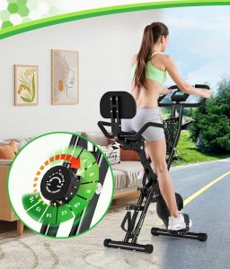 SLUNS Rower treningowy regulowany opór do 160 kg 5