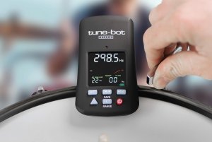 Overtone Labs Tune-Bot Studio TBS-001 cyfrowy tuner perkusyjny z klipsem 3