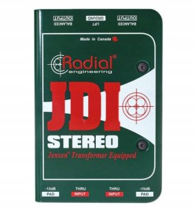 Radial Engineering JDI Stereo Pasywny stereofoniczny DI Box 2