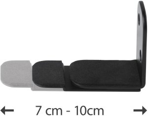 UNIWERSALNY UCHWYT DO SOUNBARA MONTOWANY DO ŚCIANY, CZARNY 4