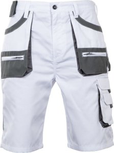 BE-01-009 - krótkie spodnie robocze, bawełna 20%, poliester 80% - royal/czarny 62 6