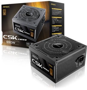 Antec CSK650DC EC moduł zasilaczy 650 W 20+4 pin ATX ATX Czarny 8