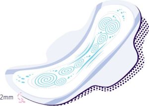 Bella Perfecta Blue Podpaski 10szt 2