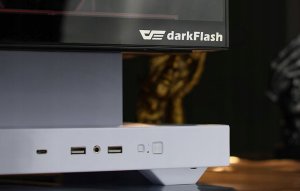 Darkflash F1 computer case (Black) + 6 ARGB fans 13