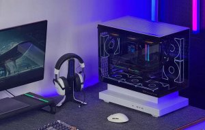 Darkflash F1 computer case (Black) + 6 ARGB fans 14