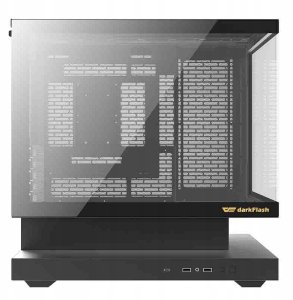 Darkflash F1 computer case (Black) + 6 ARGB fans 3