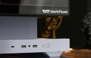 Darkflash F1 computer case (White) + 6 ARGB fans 12