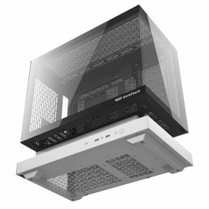 Darkflash F1 computer case (White) + 6 ARGB fans 7