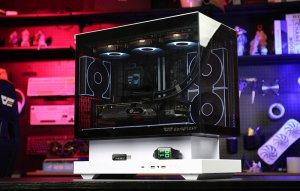 Darkflash F1 computer case (White) + 6 ARGB fans 9