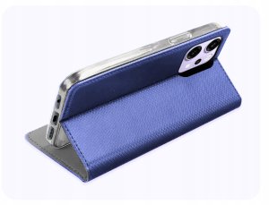 ETUI Z KLAPKĄ DO OPPO RENO14 PRO GRANATOWE ZAMYKANE MAGNETYCZNE OCHRONNE 5