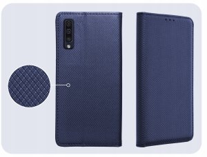 ETUI Z KLAPKĄ DO SAMSUNG GALAXY A50 / A30S / A50S GRANATOWE MAGNETYCZNE 4