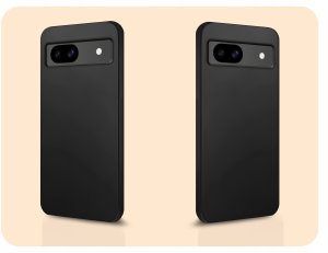 ETUI DO GOOGLE PIXEL 8A OBUDOWA CZARNE MATOWE SILIKON POKROWIEC SZKŁO 9H 6