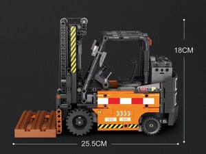 Klocki konstrukcyjne Zdalnie sterowany WÓZEK WIDŁOWY ruchomy 722-ele ZA5796 EDUKAMP 5