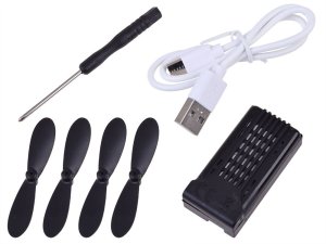 Zdalnie sterowany Dron Myśliwiec Raptor świecący quadcopter RC0726 NI EDUKAMP 5