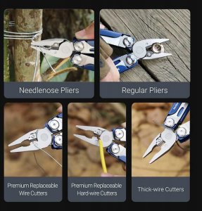 Multitool NexTool FLAGSHIP Pro NE20271 16w1 niebieski +etui do pasa 9