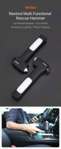 Narzędzie ratunkowe wielofunkcyjne 4w1 NexTool Hammer Rescue NE0140 8