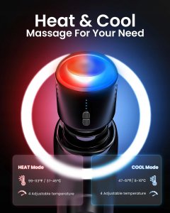 RENPHO Active Thermacool Massage Gun - Massagepistole Black 2