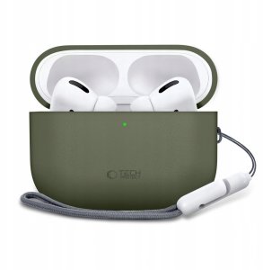 TECH-PROTECT SILICONE APPLE AIRPODS PRO 3 OLIVE GREEN 2